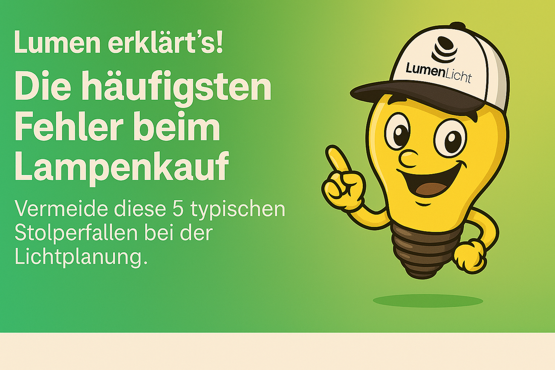 Lumen erklärt’s: Die häufigsten Fehler beim Lampenkauf!