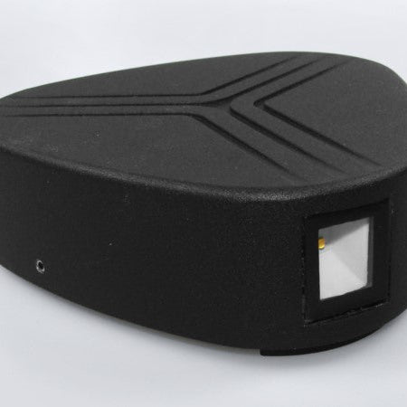 Schwarze LED-Eleuchte mit zwei Power‑LEDs