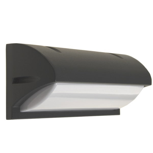 Wandlampe für den Außenbereich in Anthrazit mit E27-Fassung und wetterfestem Gehäuse (IP54).