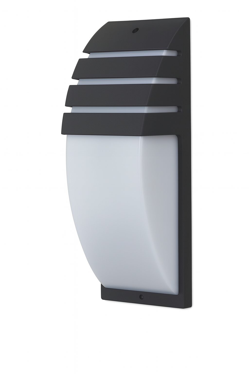 Schwarze Außenwandleuchte mit E27-Fassung