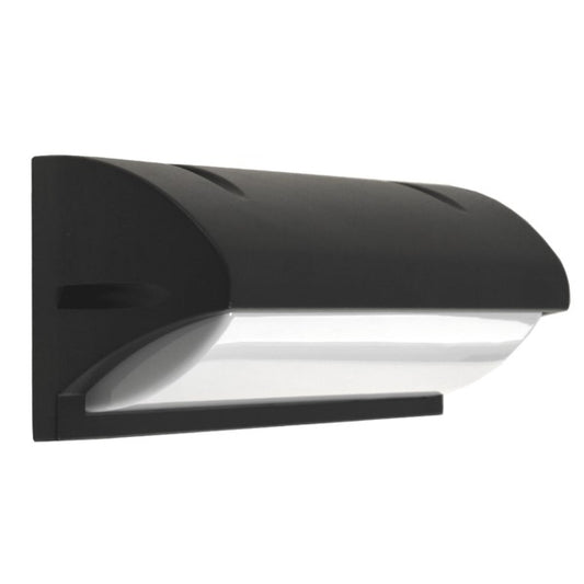 Schwarze Außenwandleuchte mit E27-Fassung und IP54-Schutz – für Fassaden und Eingänge geeignet