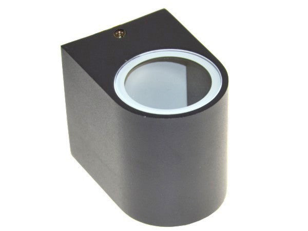 Fassadenlampe GU10 modern anthrazit Detailansicht