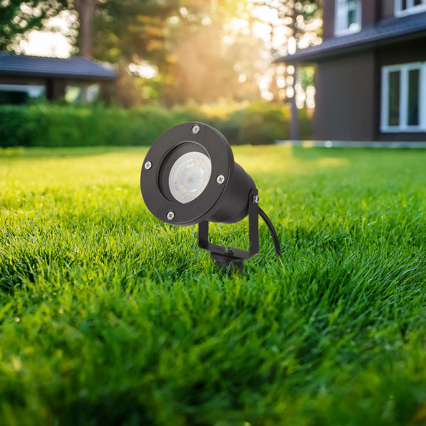 Einbaustrahler Gartenbeleuchtung schwarz