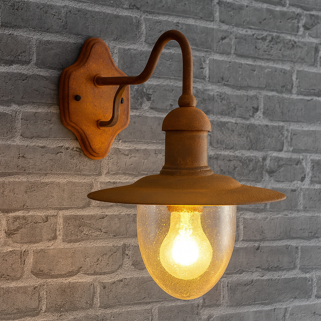 Außenleuchte AußenLampe Wandlampe Rost E27