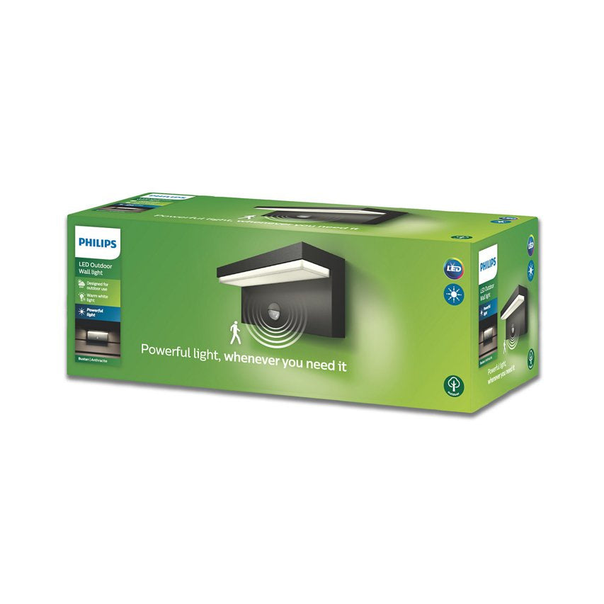 Gesamtansicht der Verpackung von Wandleuchte für Außenbereich