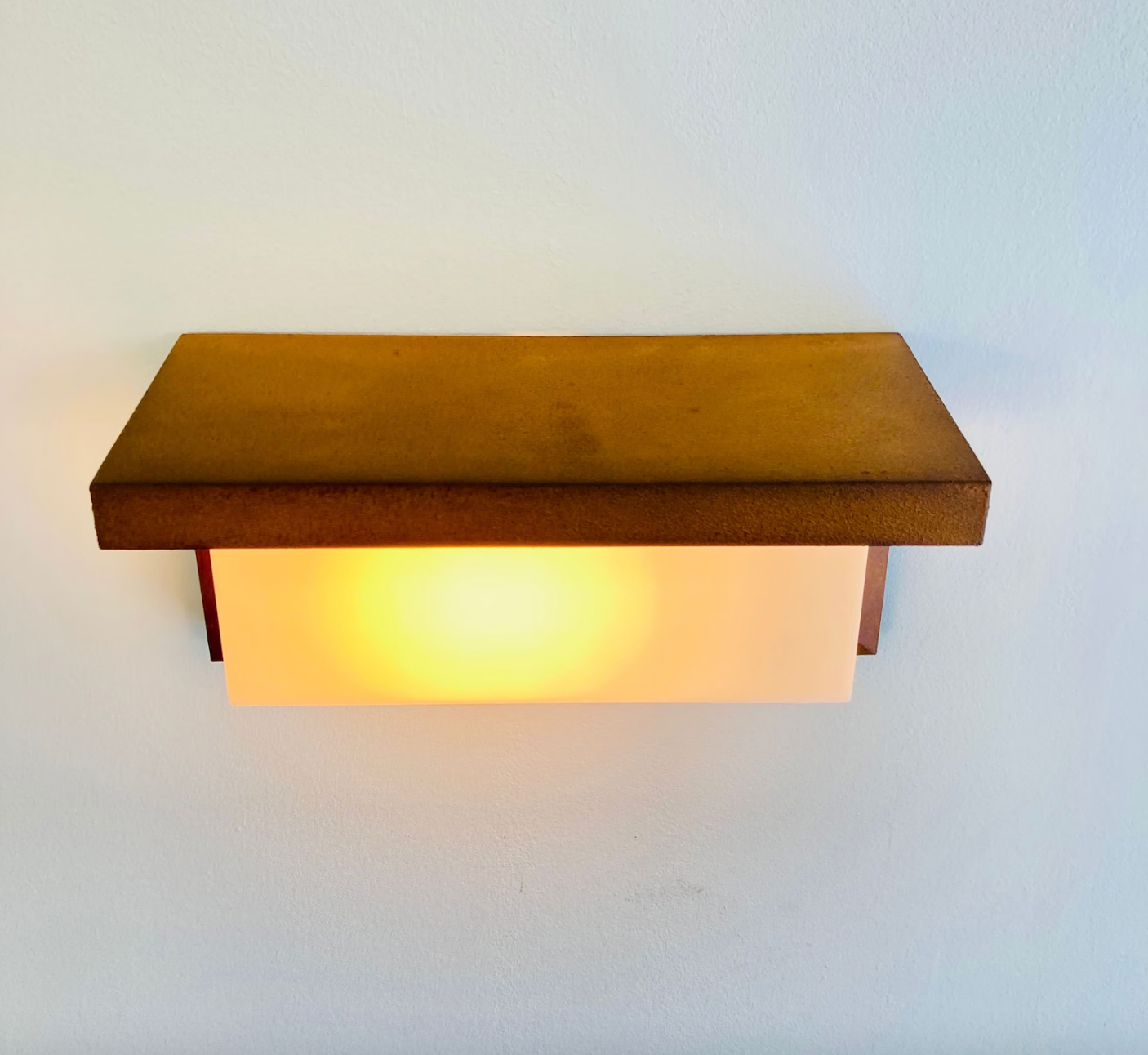 Edelrost Außenwandleuchte E27 – Vertikales Licht für Fassade & Eingang