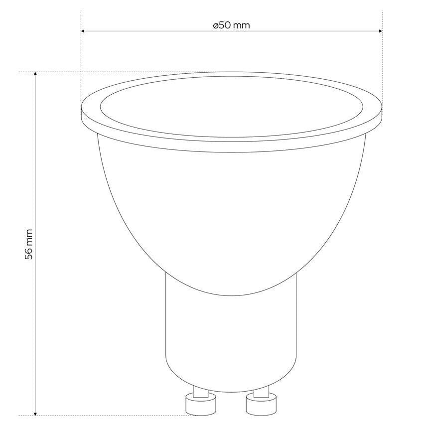 Glühbirne LED GU10 7.5W 4000K Neutral NW 700lm 120°