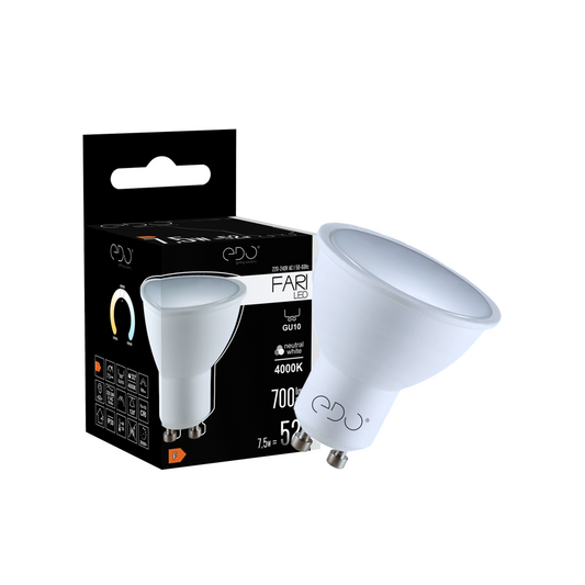 Glühbirne LED GU10 7.5W 4000K Neutral NW 700lm 120°