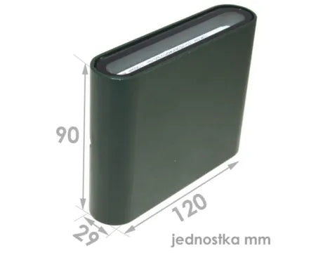 Maßangaben in mm der Wandaußenleuchte 