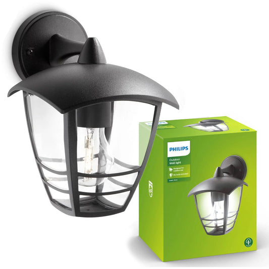 Wandaußenleuchte Philips myGarden Creek IP44 E27 nach unten DOWN
