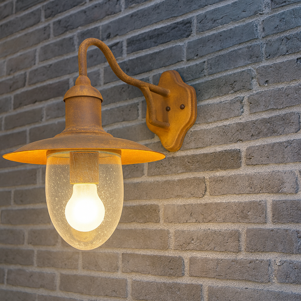 Außenleuchte AußenLampe Wandlampe Rost E27